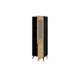 Bestmobilier Peter - Vitrine - Bois Et Noir - 54x178 Cm - Style Industriel 8 Bestmobilier Peter - Vitrine - Bois Et Noir - 54x178 Cm - Style Industriel -SoBuy Shop peter vitrine bois et noir 54 cm style industriel 12720588 34177912 1140x1140