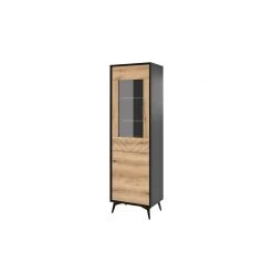 Bestmobilier Peter - Vitrine - Bois Et Noir - 54x178 Cm - Style Industriel 10 Bestmobilier Peter - Vitrine - Bois Et Noir - 54x178 Cm - Style Industriel -SoBuy Shop peter vitrine bois et noir 54 cm style industriel 12720588 34177916 1140x1140