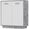 CSTORE PILVI Meuble De Rangement 2 Portes - Blanc Et Béton Gris Clair - L 82... 1 CSTORE PILVI Meuble De Rangement 2 Portes - Blanc Et Béton Gris Clair - L 82... -SoBuy Shop pilvi meuble de rangement 2 portes blanc et beton gris clair l 829 x p 342 x h 881 cm 11554688 30303910 1140x1140