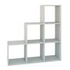 Hucoco SALERNO | Etagère Escalier Contemporaine 6 Niches/casiers/cubes 30x11... -SoBuy Shop salerno etagere escalier contemporaine 6 nichescasierscubes 30x115x115 cm bibliotheque moderne meuble de rangement blanc 8838235 22836241 1140x1140