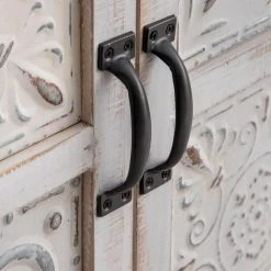 Altobuy SHAMUS - Meuble 2 Portes 2 Tiroirs Bois Blanc Aspect Vieilli -SoBuy Shop shamus meuble 2 portes 2 tiroirs bois blanc aspect vieilli 12174142 32375774 1140x1140