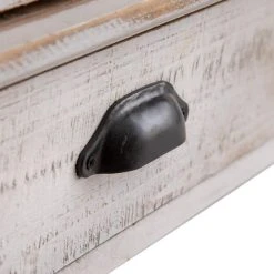 Altobuy SHAMUS - Meuble 2 Portes 2 Tiroirs Bois Blanc Aspect Vieilli -SoBuy Shop shamus meuble 2 portes 2 tiroirs bois blanc aspect vieilli 12174142 32375776 1140x1140