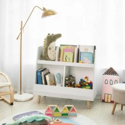 SoBuy® KMB19-W Bibliothèque Étagère à Livres Enfants Étagère De... -SoBuy Shop sobuy kmb19 w bibliotheque tagere a livres enfants tagere de rangement jouets pour enfants 7186000 17894202 1200x1200