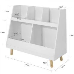 SoBuy® KMB19-W Bibliothèque Étagère à Livres Enfants Étagère De... -SoBuy Shop sobuy kmb19 w bibliotheque tagere a livres enfants tagere de rangement jouets pour enfants 7186000 17894206 1200x1200