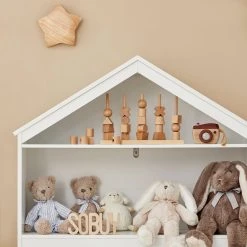 SoBuy® KMB52-W Étagère Enfant, Organisateur Jouets Et Livres, Meubl... -SoBuy Shop sobuy kmb52 w tagere enfant organisateur jouets et livres meuble enfant meuble jouets bibliotheque en forme de maison avec 2 tages et 1 tiroirs a roulettes 13336386 36394468 1140x1140