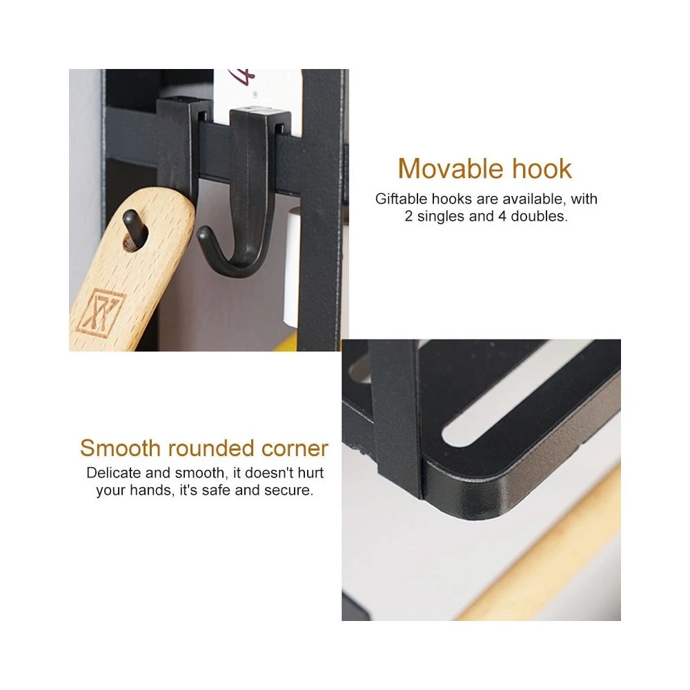 Wewoo Support De Rangement Magnétique Pour Réfrigérateur à Deux Couches ... 7 Wewoo Support De Rangement Magnétique Pour Réfrigérateur à Deux Couches ... – Image 5