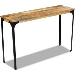 SANS MARQUE Table Console Bois De Manguier 120 X 35 X 76 Cm - Multicolore