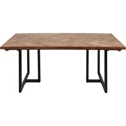 Paris Prix Table De Repas En Bois Ridoma 180cm Marron