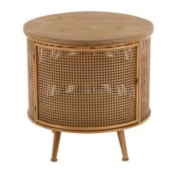 Paris Prix Étagère 1 Porte Ronde En Bois Lisea 60cm Marron -SoBuy Shop tagere 1 porte ronde en bois lisea 60cm marron 12220116 32468992 1140x1140