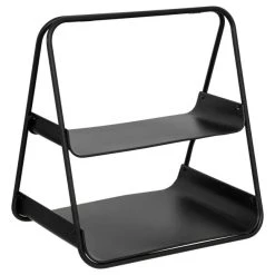 Pp No Name Étagère 2 Niveaux En Métal Sublima 42cm Noir