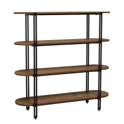 MACABANE Étagère 4 Niveaux Open Space En Teck Recyclé Coins Arrondis -SoBuy Shop tagere 4 niveaux open space en teck recycle coins arrondis 501538 1 1140x1140