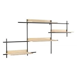 HELLIN Étagère Murale 4 Tablettes - KENY