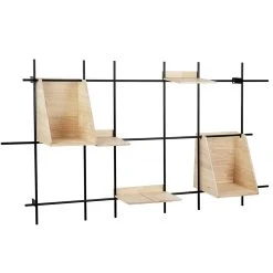 HELLIN Étagère Murale 5 Tablettes - KENY