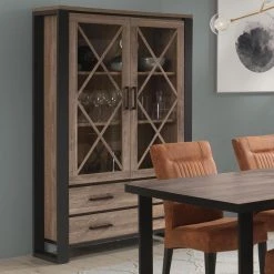 NOUVOMEUBLE Vaisselier 120 Cm Couleur Bois Contemporain TOMMY -SoBuy Shop vaisselier 120 cm couleur bois contemporain tommy 12072266 32002164 1140x1140