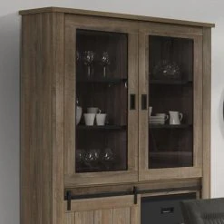 NOUVOMEUBLE Vaisselier 130 Cm Industriel Couleur Bois HUGUES 8 NOUVOMEUBLE Vaisselier 130 Cm Industriel Couleur Bois HUGUES -SoBuy Shop vaisselier 130 cm industriel couleur bois hugues 12034816 31894154 1140x1140