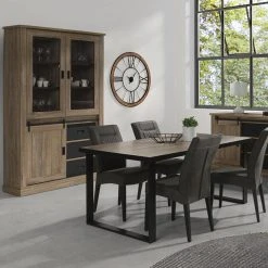 NOUVOMEUBLE Vaisselier 130 Cm Industriel Couleur Bois HUGUES 9 NOUVOMEUBLE Vaisselier 130 Cm Industriel Couleur Bois HUGUES -SoBuy Shop vaisselier 130 cm industriel couleur bois hugues 12034816 31894156 1140x1140