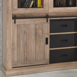 NOUVOMEUBLE Vaisselier Industriel 190 Cm Couleur Bois HUGUES -SoBuy Shop vaisselier industriel 190 cm couleur bois hugues 12034812 31894140 1140x1140