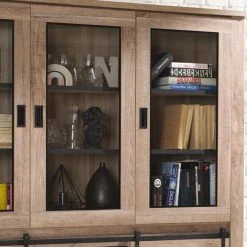 NOUVOMEUBLE Vaisselier Industriel 190 Cm Couleur Bois HUGUES -SoBuy Shop vaisselier industriel 190 cm couleur bois hugues 12034812 31894142 1140x1140