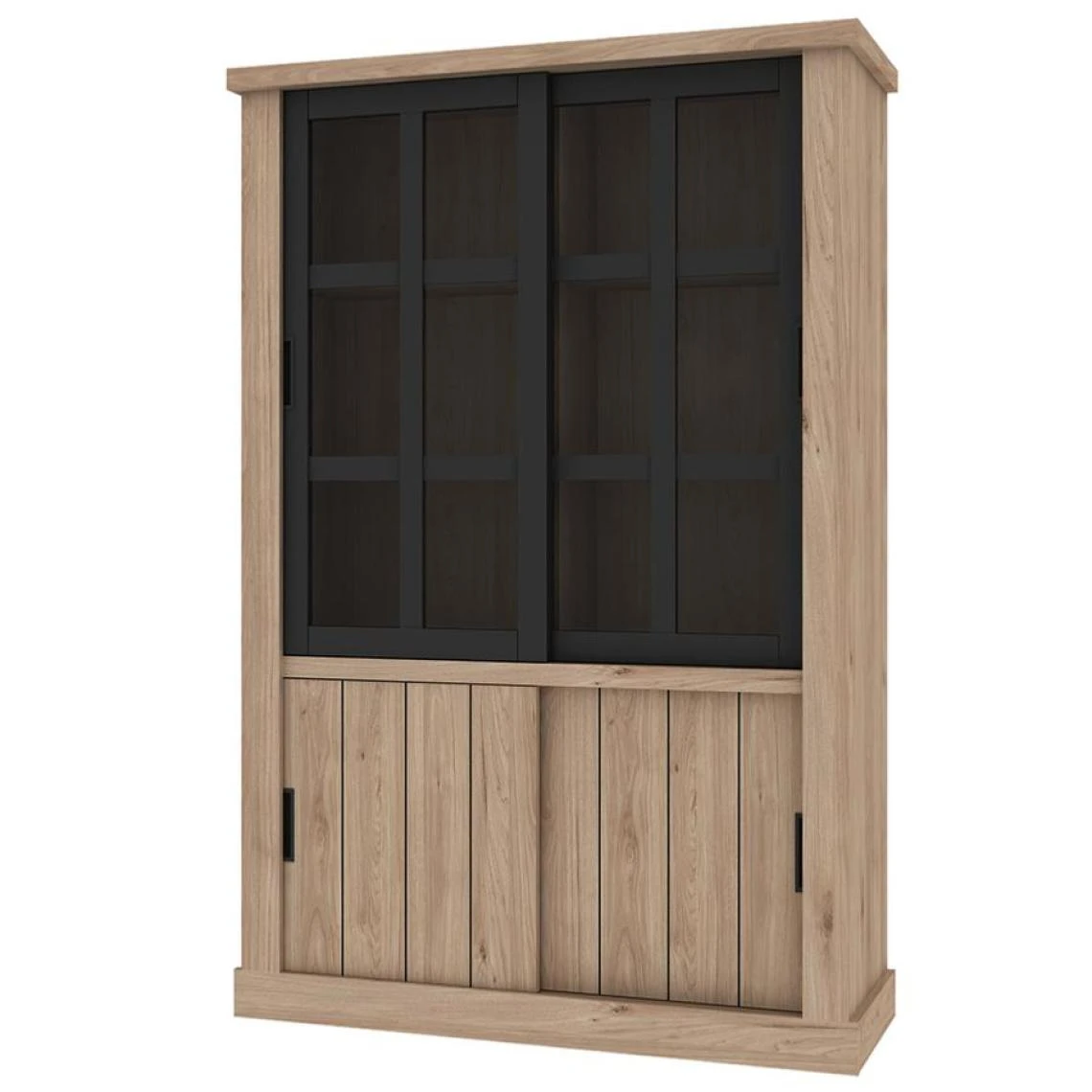 NOUVOMEUBLE Vaisselier Industriel Couleur Bois Clair JUMPER 6 NOUVOMEUBLE Vaisselier Industriel Couleur Bois Clair JUMPER – Image 4