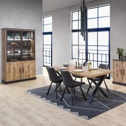 NOUVOMEUBLE Vaisselier Industriel Couleur Bois Foncé OSWALD -SoBuy Shop vaisselier industriel couleur bois fonce oswald 8261903 21048373 1140x1140