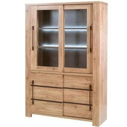 NOUVOMEUBLE Vaisselier LED Contemporain Couleur Chêne Doré OTTOWA -SoBuy Shop vaisselier led contemporain couleur chene dore ottowa 12778974 34338668 1140x1140