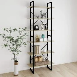 VidaXL Armoire Haute Chêne Sonoma 80x30x210 Cm Aggloméré