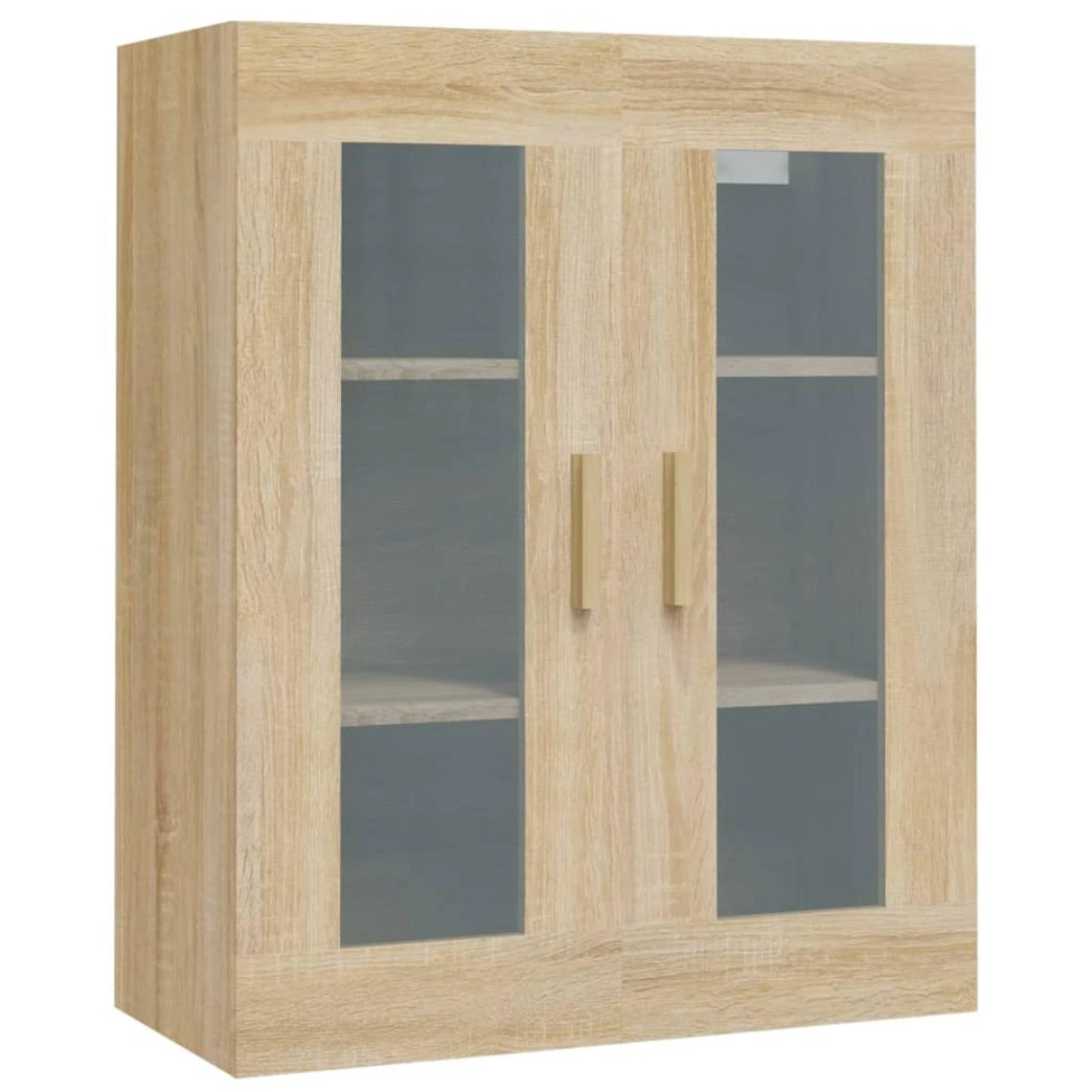 VidaXL Armoire Murale Suspendue Chêne Sonoma 69,5x34x90 Cm 4 VidaXL Armoire Murale Suspendue Chêne Sonoma 69,5x34x90 Cm – Image 2