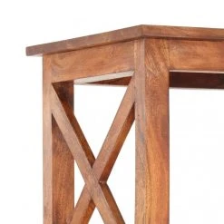 VidaXL Bibliothèque 100x30x180 Cm Bois Massif D'acacia -SoBuy Shop vidaxl bibliotheque 100x30x180 cm bois massif dacacia 9971136 25675036 1140x1140