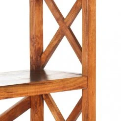 VidaXL Bibliothèque 100x30x180 Cm Bois Massif D'acacia -SoBuy Shop vidaxl bibliotheque 100x30x180 cm bois massif dacacia 9971136 25675038 1140x1140