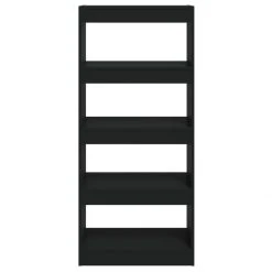 VidaXL Bibliothèque/Cloison Noir 60x30x135 Cm Bois D'ingénierie -SoBuy Shop vidaxl bibliothequecloison noir 60x30x135 cm bois dingenierie 12521674 33466054 1140x1140
