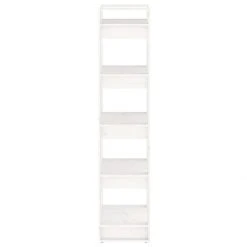 VidaXL Bibliothèque/Séparateur De Pièce Blanc 60x35x160 Cm Bois Mas... -SoBuy Shop vidaxl bibliothequeseparateur de piece blanc 60x35x160 cm bois massif 12697650 34111912 1140x1140
