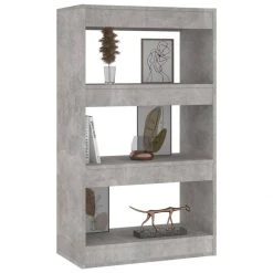 VidaXL Bibliothèque/Séparateur Pièce Gris Béton 60x30x103 Cm Agglo... -SoBuy Shop vidaxl bibliothequeseparateur piece gris beton 60x30x103 cm agglomere 12167644 32352508 1140x1140