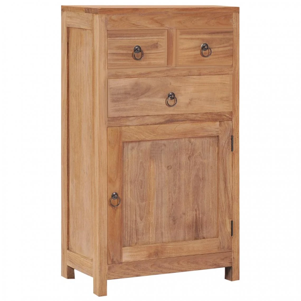 VidaXL Buffet 50 X 30 X 90 Cm Bois De Teck Massif 3 VidaXL Buffet 50 X 30 X 90 Cm Bois De Teck Massif
