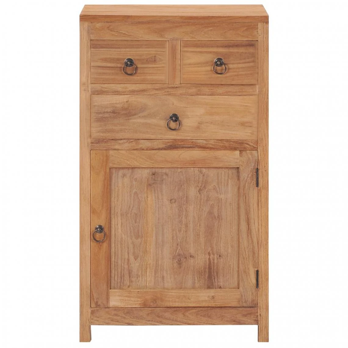 VidaXL Buffet 50 X 30 X 90 Cm Bois De Teck Massif 5 VidaXL Buffet 50 X 30 X 90 Cm Bois De Teck Massif – Image 3