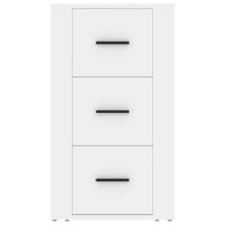 VidaXL Buffet Blanc 40x33x70 Cm Bois D'ingénierie -SoBuy Shop vidaxl buffet blanc 40x33x70 cm bois dingenierie 14111592 39315352 1140x1140