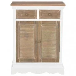 VidaXL Buffet Blanc 60 X 30 X 80 Cm Bois Massif -SoBuy Shop vidaxl buffet blanc 60 x 30 x 80 cm bois massif 10235266 26394764 1140x1140