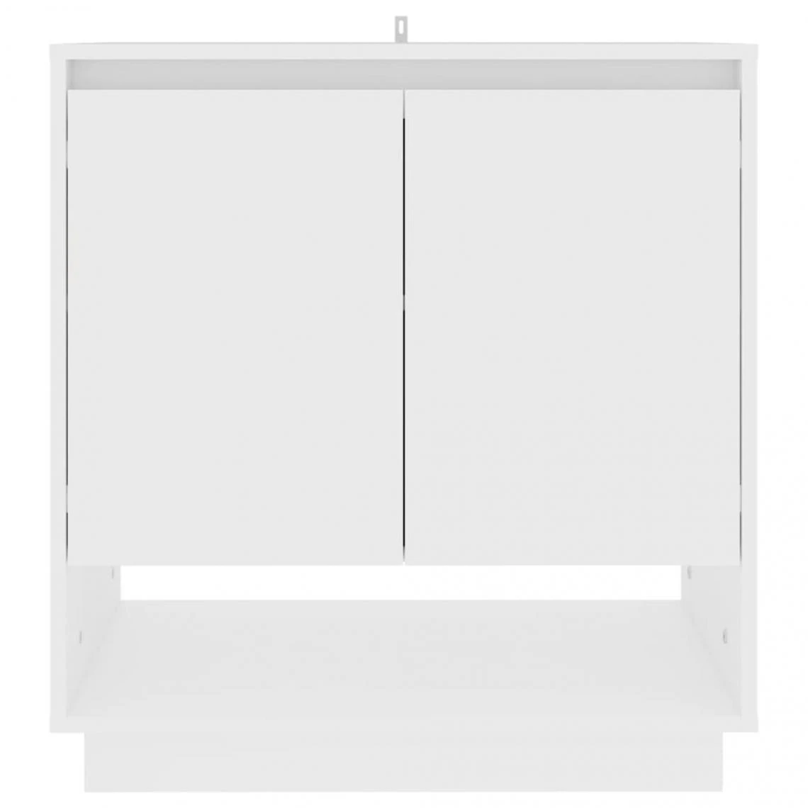 VidaXL Buffet Blanc 70x41x75 Cm Aggloméré 7 VidaXL Buffet Blanc 70x41x75 Cm Aggloméré – Image 5