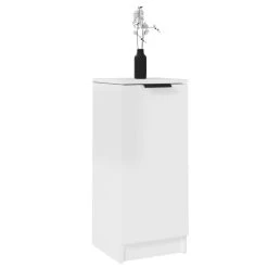 VidaXL Buffet Blanc Brillant 30x30x70 Cm Bois D'ingénierie -SoBuy Shop vidaxl buffet blanc brillant 30x30x70 cm bois dingenierie 13461890 36839580 1140x1140