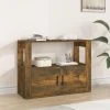 VidaXL Buffet Chêne Fumé 80x30x60 Cm Bois D'ingénierie -SoBuy Shop vidaxl buffet chene fume 80x30x60 cm bois dingenierie 13642876 37532652 1140x1140