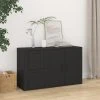 VidaXL Buffet Noir 100x33x59,5 Cm Bois D'ingénierie -SoBuy Shop vidaxl buffet noir 100x33x595 cm bois dingenierie 14077224 39099368 1140x1140
