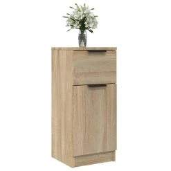 VidaXL Buffets 2 Pcs Chêne Sonoma 30x30x70 Cm Bois D'ingénierie -SoBuy Shop vidaxl buffets 2 pcs chene sonoma 30x30x70 cm bois dingenierie 13461716 36838708 1140x1140