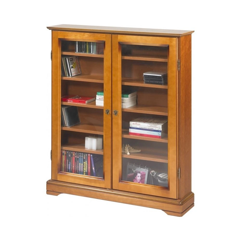 Beaux Meubles Pas Chers Vitrine 2 Portes Vitrées Plaquée Merisier 3 Beaux Meubles Pas Chers Vitrine 2 Portes Vitrées Plaquée Merisier
