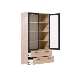 BUT Vitrine 2 Portes/ 4 Tiroirs TOLEDO Décor Chêne Sonoma/gris 8 BUT Vitrine 2 Portes/ 4 Tiroirs TOLEDO Décor Chêne Sonoma/gris -SoBuy Shop vitrine 2 portes 4 tiroirs toledo decor chene sonomagris 9161019 23915283 1140x1140