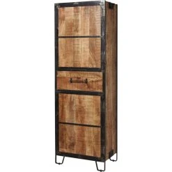 Paris Prix Vitrine 2 Portes & 1 Tiroir Manita 180cm Marron -SoBuy Shop vitrine 2 portes et 1 tiroir manita 180cm marron 12220142 32469094 1140x1140