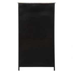 SANS MARQUE Vitrine 2 Portes Métal Et Verre Tibo Atmosphera - Noir -SoBuy Shop vitrine 2 portes metal et verre tibo atmosphera noir 11120832 29066354 1140x1140
