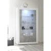 Pegane Vitrine, Meuble De Rangement 2 Portes Vitrées Coloris Blanc Brillant,... -SoBuy Shop vitrine meuble de rangement 2 portes vitrees coloris blanc brillant ciment longueur 110 x hauteur 190 x profondeur 42 cm 14128846 39385712 1140x1140