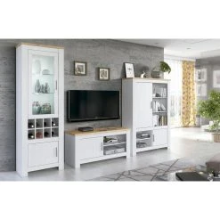 Pegane Vitrine, Meuble De Rangement Avec éclairage LED Coloris Chêne, Pin A... -SoBuy Shop vitrine meuble de rangement avec eclairage led coloris chene pin andersen longueur 68 x profondeur 37 x hauteur 201 cm 14003138 38844062 1140x1140