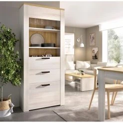 Pegane Vitrine Meuble Haut 2 Portes Coloris Fines / Milano - Longueur 75 X Ha... 8 Pegane Vitrine Meuble Haut 2 Portes Coloris Fines / Milano - Longueur 75 X Ha... -SoBuy Shop vitrine meuble haut 2 portes coloris fines milano longueur 75 x hauteur 188 x profondeur 33 cm 11709520 30860994 1140x1140