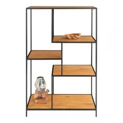 Altobuy VOLLRAD - Etagère Multi-Rangement Acier Noir Et Bois Naturel -SoBuy Shop vollrad etagere multi rangement acier noir et bois naturel 8617027 22035559 1140x1140